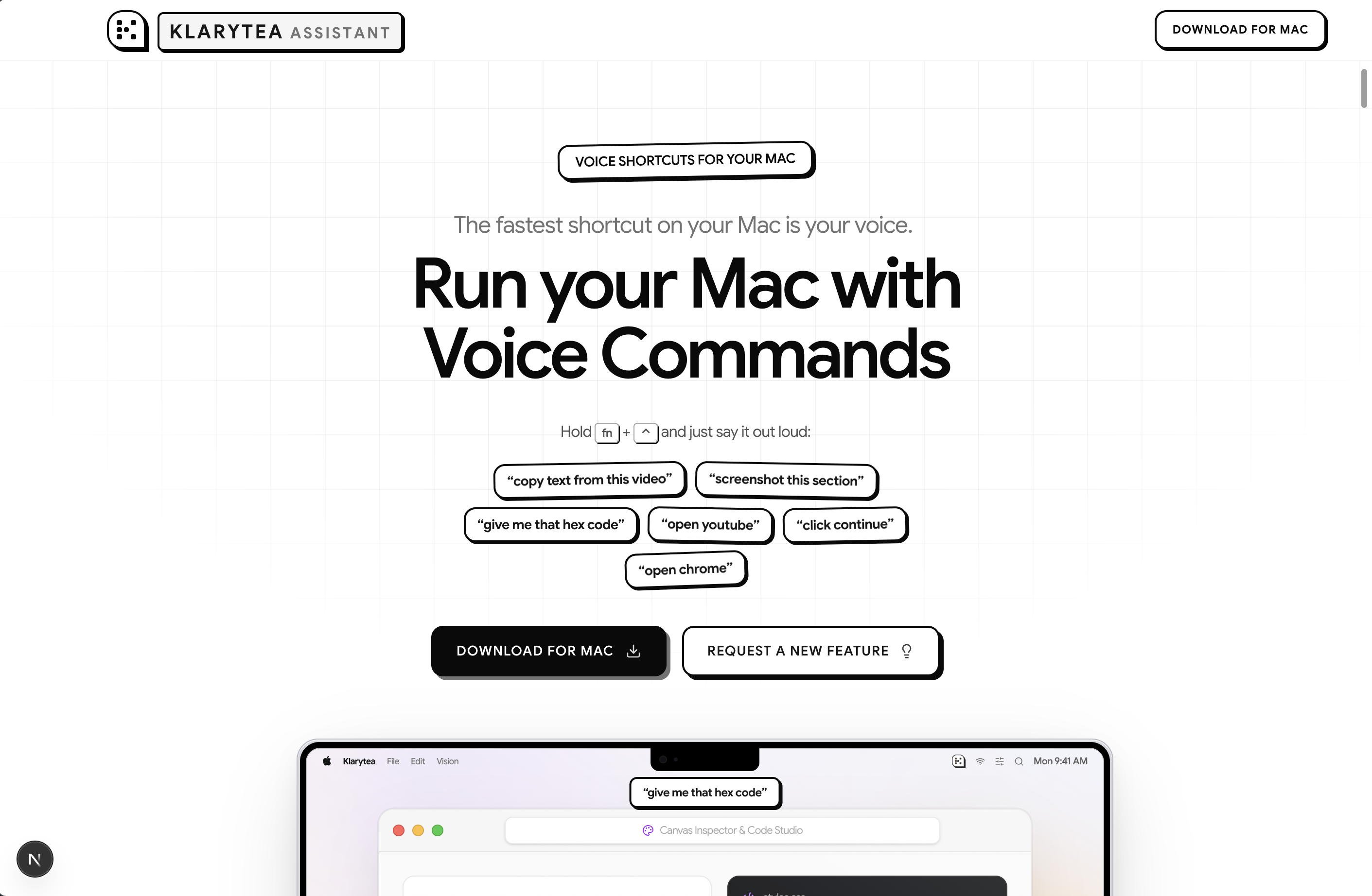 Klarytea Assistant for macOS